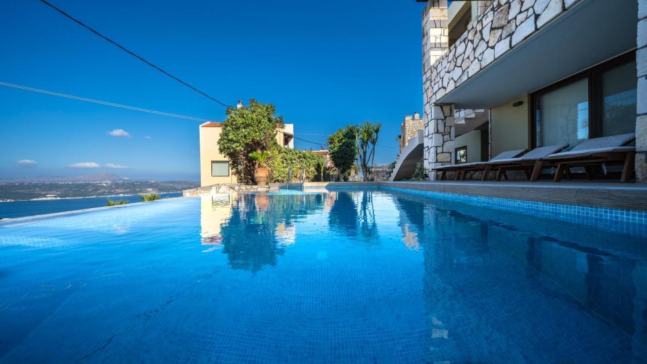 Villa Majestic Crete Heated Pool And Sauna Megala Chorafia Exterior photo