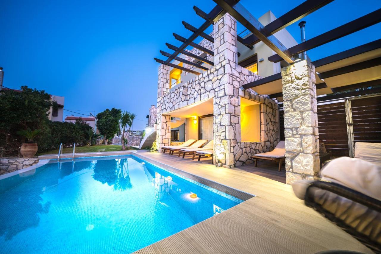 Villa Majestic Crete Heated Pool And Sauna Megala Chorafia Exterior photo