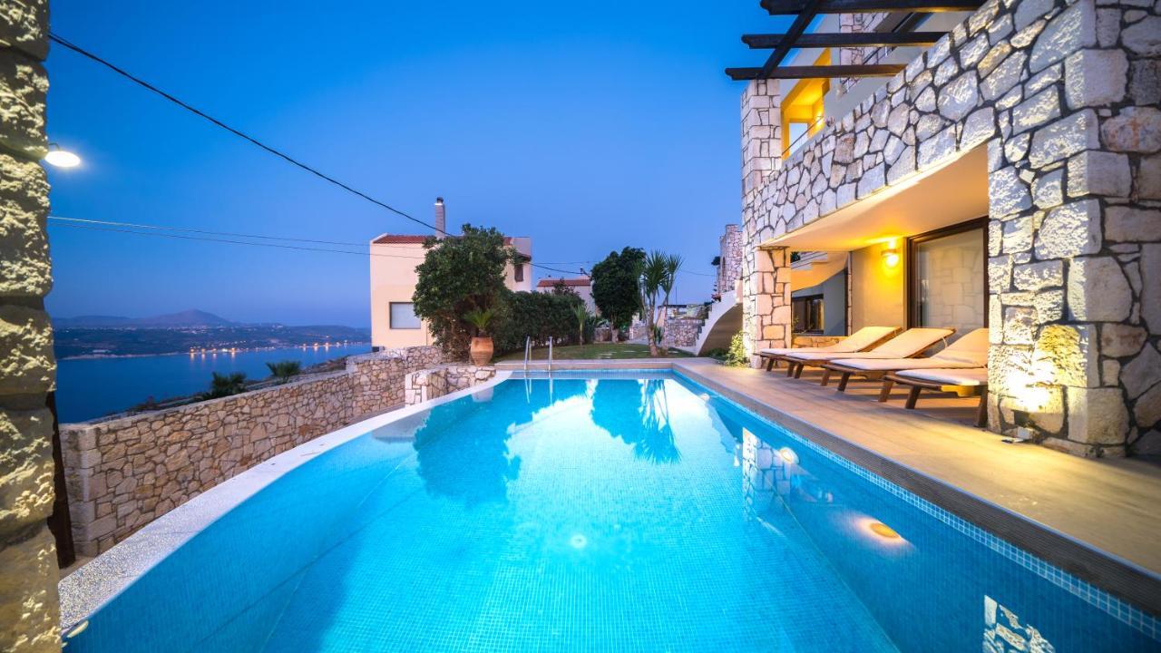 Villa Majestic Crete Heated Pool And Sauna Megala Chorafia Exterior photo