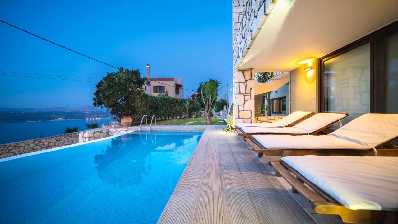 Villa Majestic Crete Heated Pool And Sauna Megala Chorafia Exterior photo