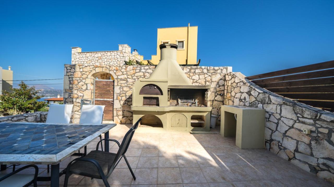 Villa Majestic Crete Heated Pool And Sauna Megala Chorafia Exterior photo