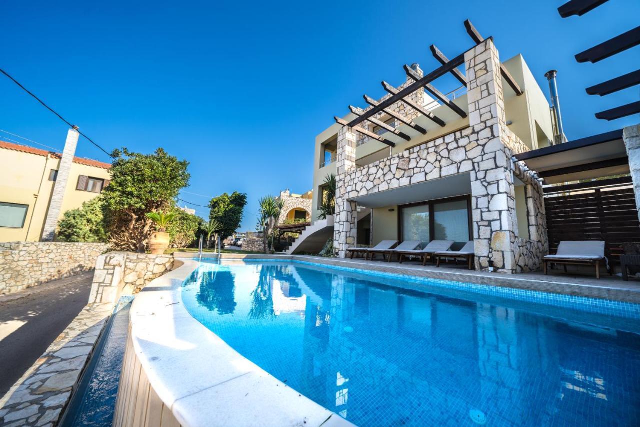 Villa Majestic Crete Heated Pool And Sauna Megala Chorafia Exterior photo