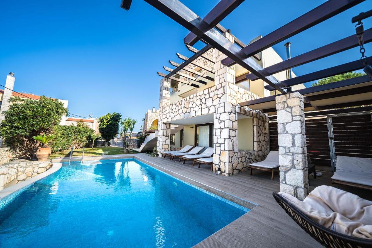 Villa Majestic Crete Heated Pool And Sauna Megala Chorafia Exterior photo