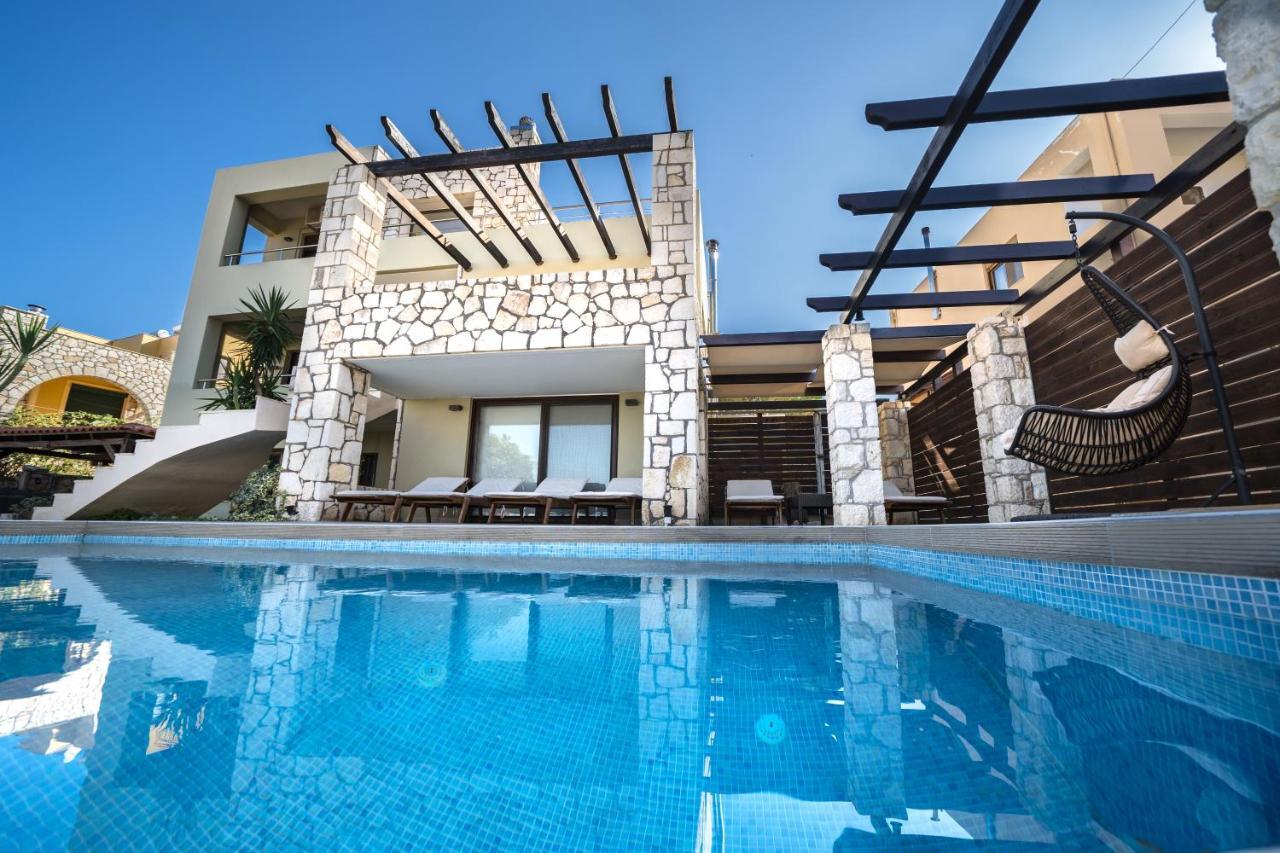 Villa Majestic Crete Heated Pool And Sauna Megala Chorafia Exterior photo